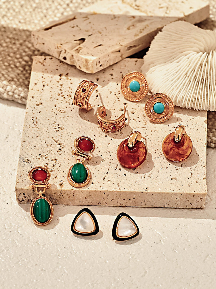 Natural Stone Earrings