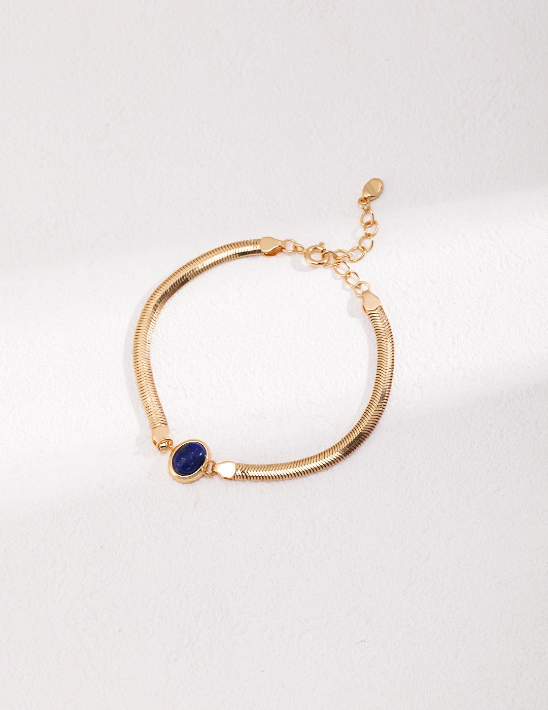 Natural Lapis Lazuli/Tigerite Golden Weave Bracelet