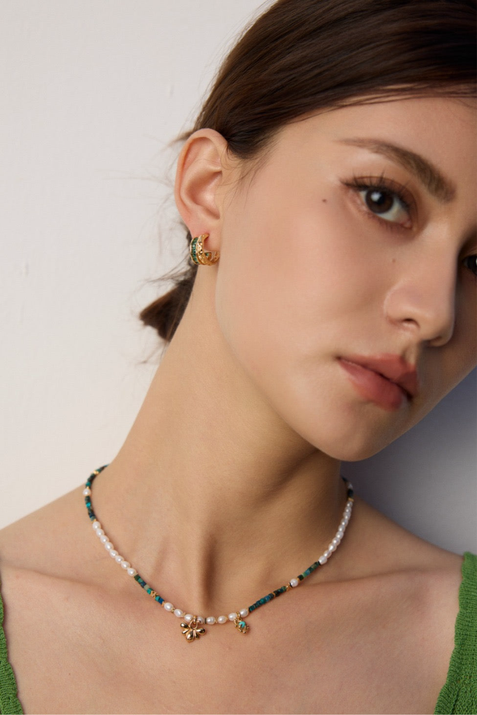 Zircon Luminary Hoop Earrings