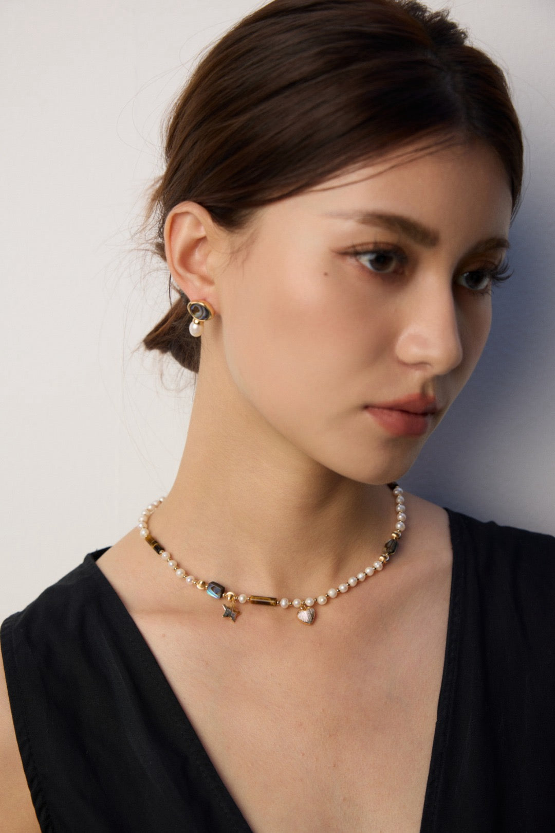 Ocean Whisper Pearl Abalone Shell Earrings