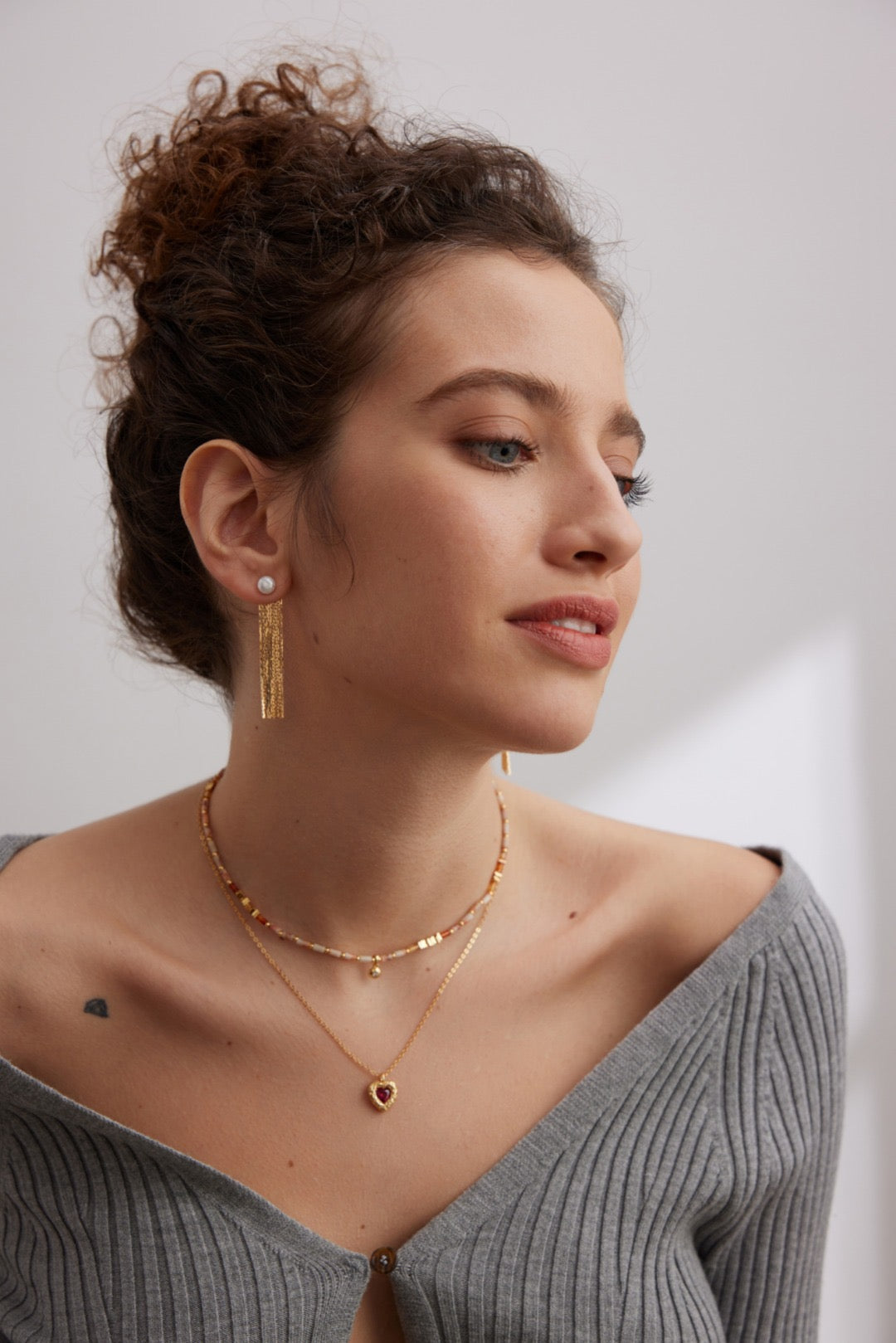 Sophisticated Pearl Tassel Earrings