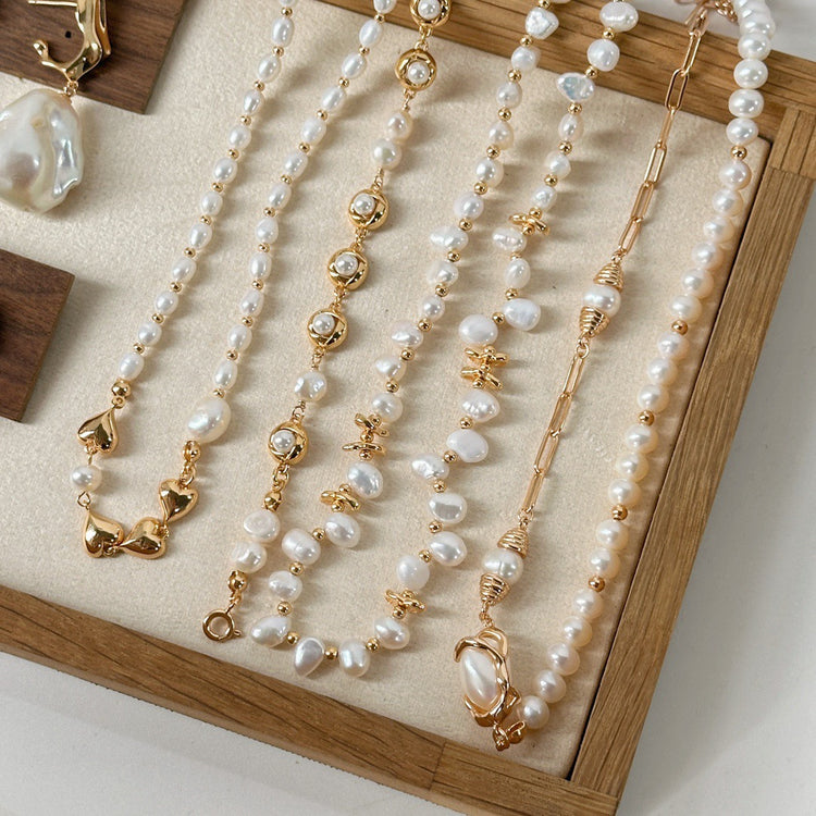 Natural Freshwater Pearl Necklaces