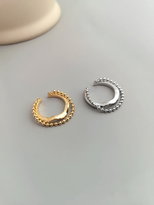 Sterling Silver Fluid Harmony Ring