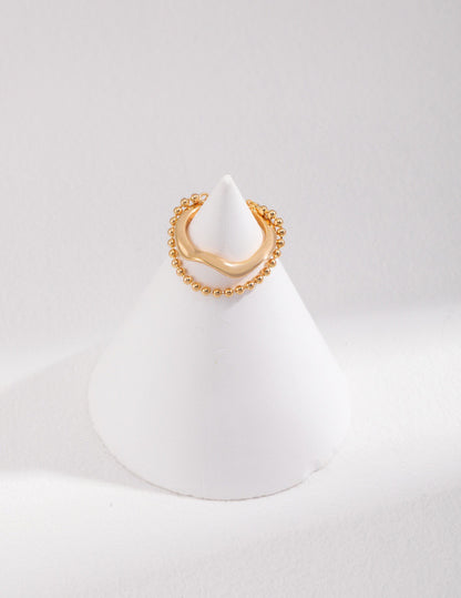 Sterling Silver Fluid Harmony Ring
