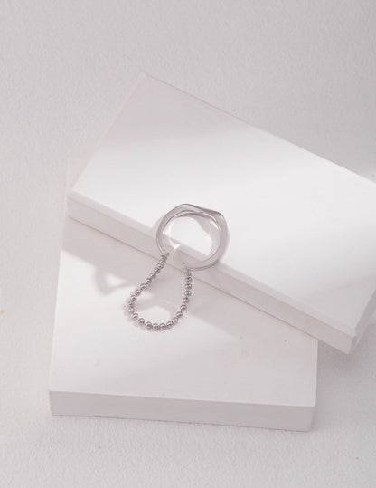 Sterling Silver Fluid Harmony Ring