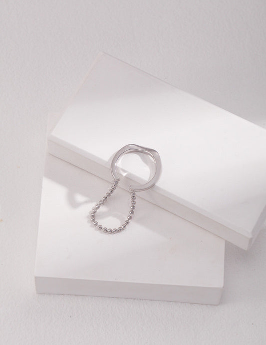 Sterling Silver Fluid Harmony Ring