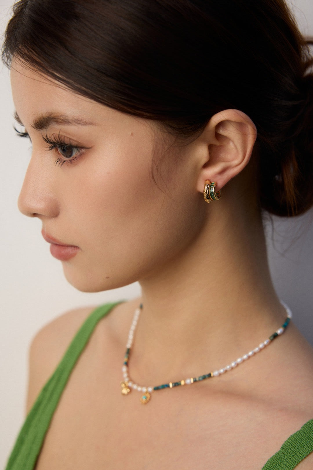 Zircon Luminary Hoop Earrings