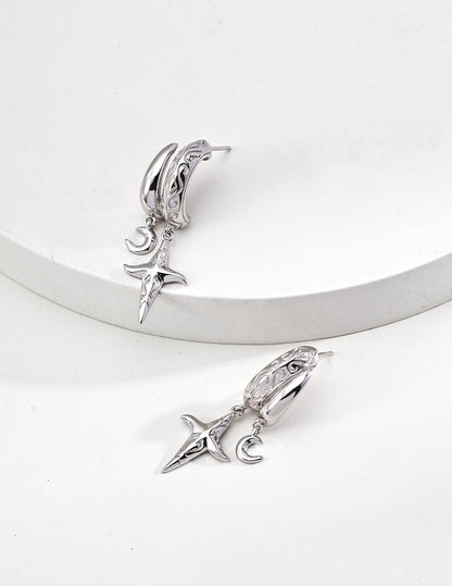Celestial Double Hoop Earrings
