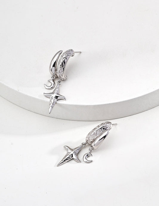 Celestial Double Hoop Earrings
