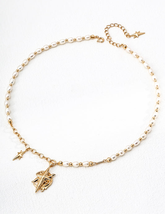 Starwoven Pearl Celestial Dream Necklace