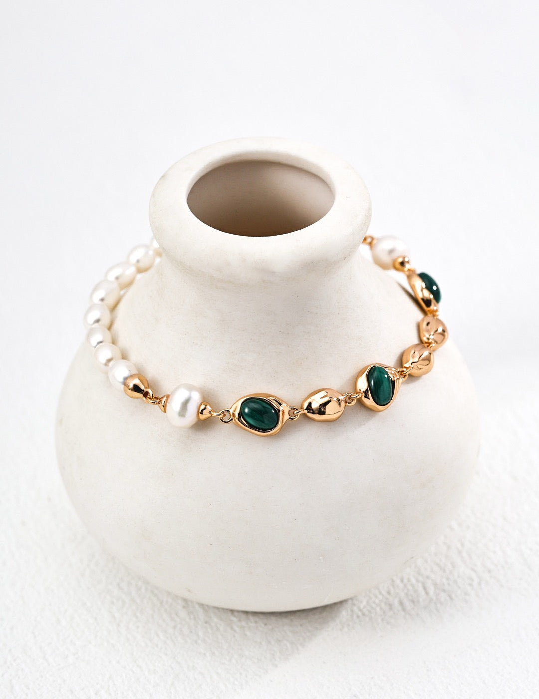 Malachite Pearl Legacy Bracelet