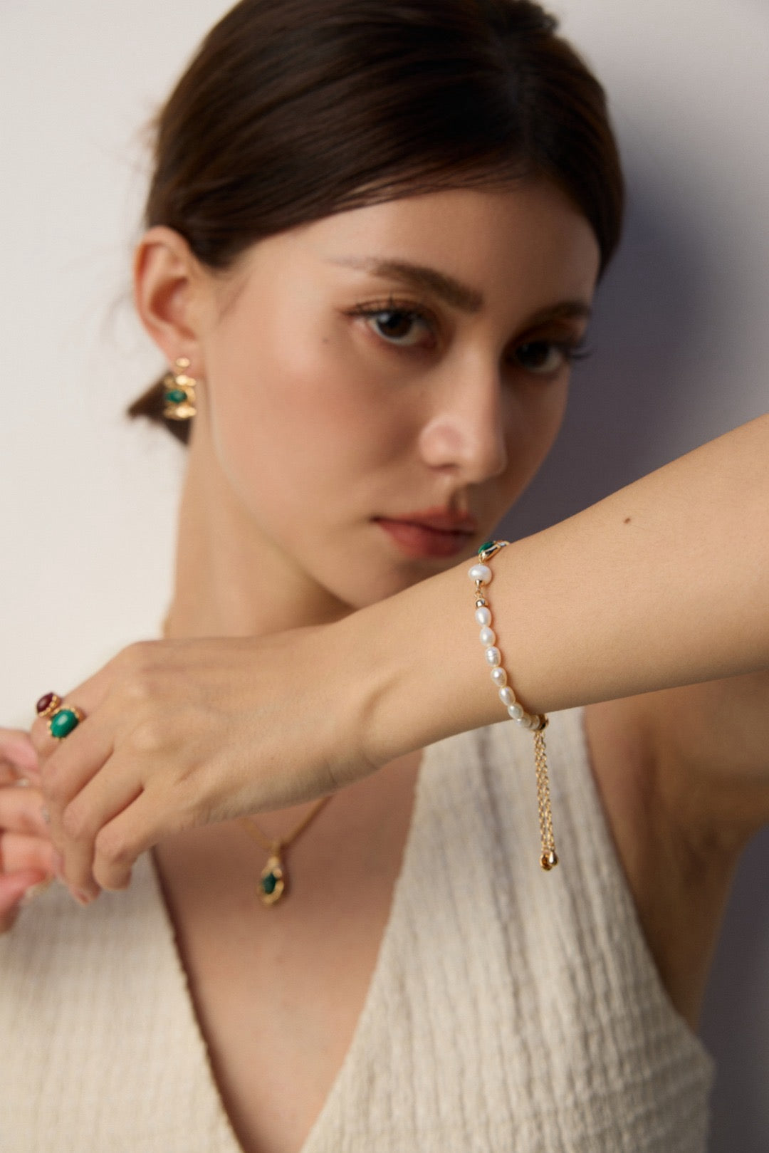 Malachite Pearl Legacy Bracelet