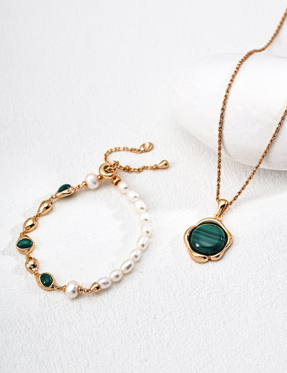 Malachite Pearl Legacy Bracelet